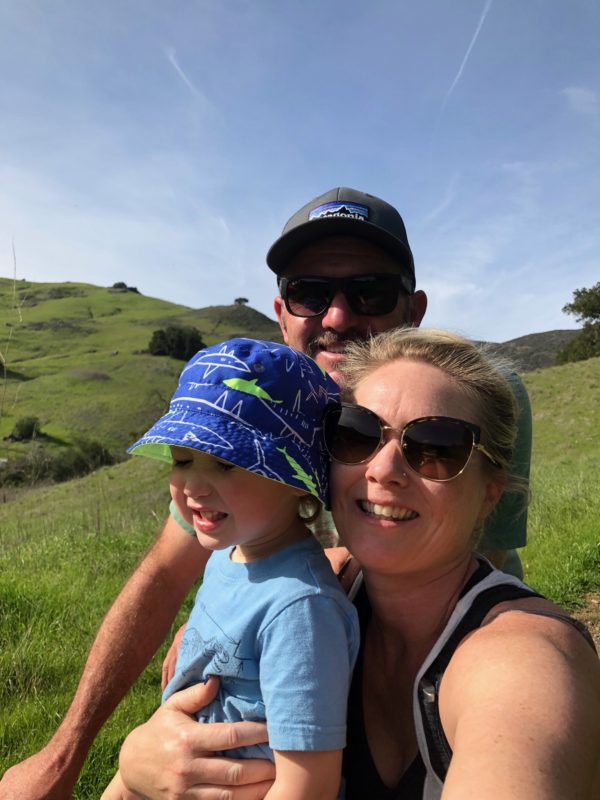 family hiking